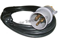 110 VOLT 32 AMP IEC 320 ADAPTOR / PAT TEST LEAD